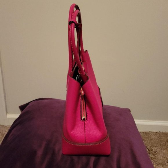 Michael Kors Pink Pebbled Leather Handbag - Picture 2 of 5